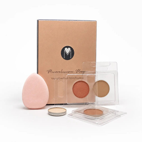 Pressed makeup discovery set