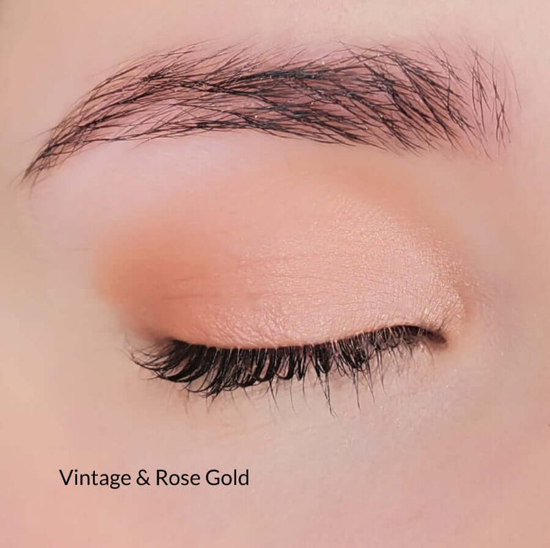 Eye makeup with Vintage und Rose Gold