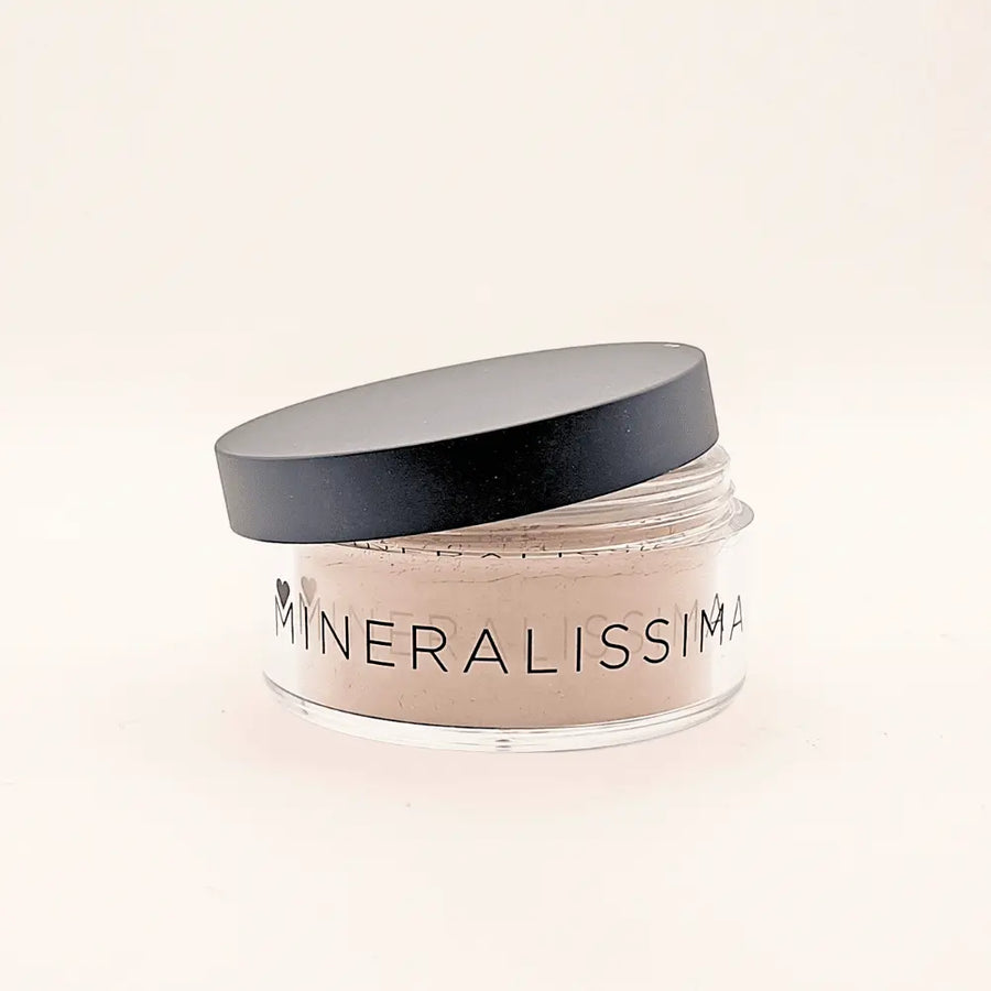 Mineralissima Flawless Finishing Powder – loose mineral powder in a jar
