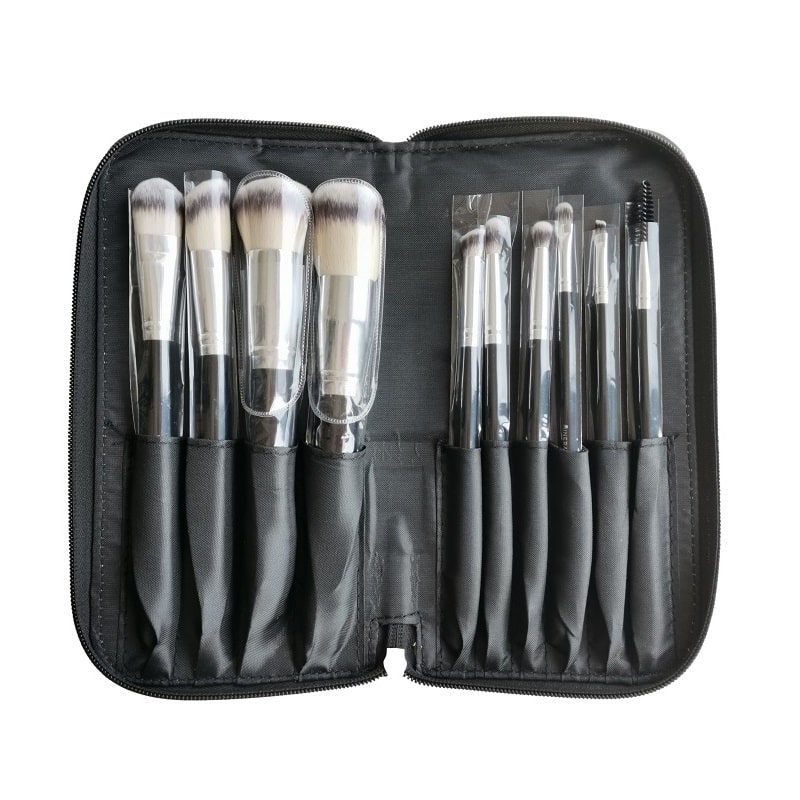 Professional 10-piece makeup brush set