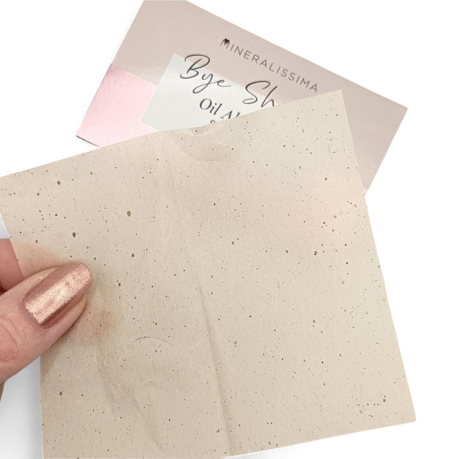 Bye Shine blotting paper