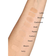 Skin Perfecting foundation tinten - Latte, Biscotti, Cashmere, Shell, Pastel, Cotton, Dawn, Bloom, Ivory