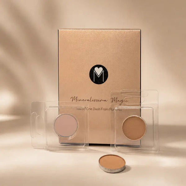 2-in-1 compact foundation tester set