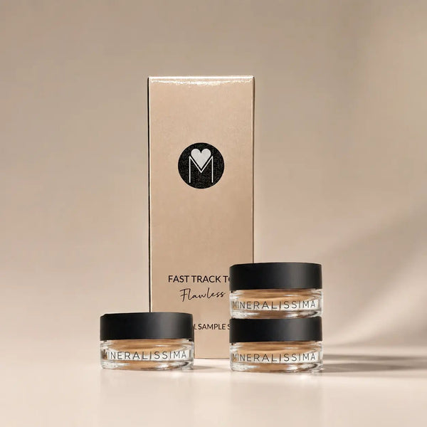 Liquid foundation tester set