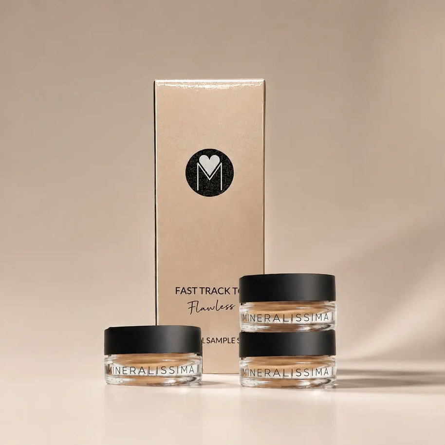 Fast track to Flawless - 3pc Liquid foundation match - Mineralissima