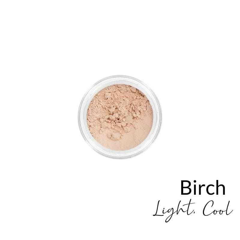 Sample mineral foundation