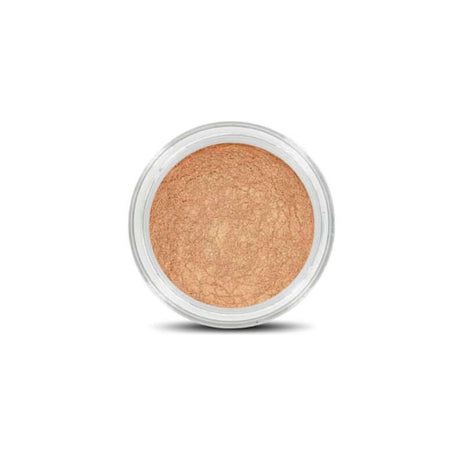 Bronzefarbener Mineral Eyeshadow Beach mit Goldschimmer in a jar