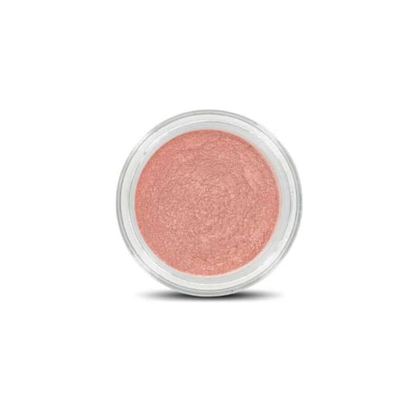 Mineral Eyeshadow Coral in a jar – soft pink metallic