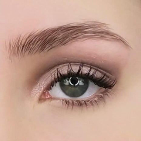 Eye makeup with Mystical and violet shimmer