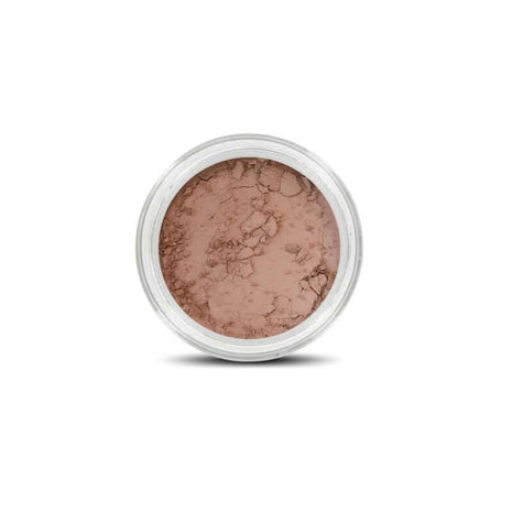 Matter hellbrauner Mineral Eyeshadow Suede in a jar