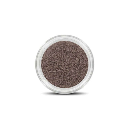 Matter braungrauer Mineral Eyeshadow Taupe in a jar