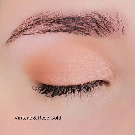 Eye makeup with Vintage und Rose Gold