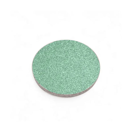 Green Safari eyeshadow with golden shimmer in the pan