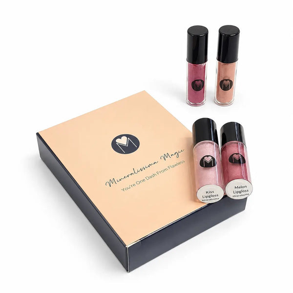 Mini lip gloss tester set