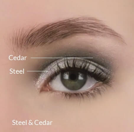 Mineral eyeshadow Steel
